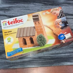 New! Teifoc German brick toy - church